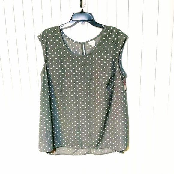 TANK TOP*MERONA BRAND*GRAY STAR PRINT*WOMEN XXL - Picture 1 of 6